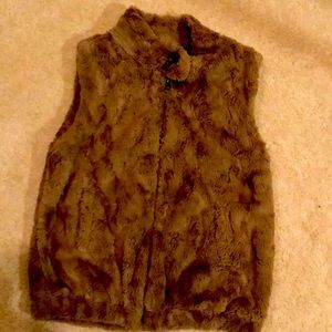 Anthropologie Sanctuary Faux Fur Vest